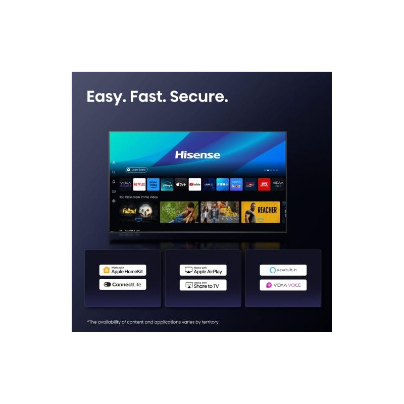 Hisense 85'' 4K Smart QLED MINI LED 144hz TV - 85U7Q - 85'' 4K Smart QLED MINI LED 144hz TV — Buy in Cyprus with Fast Delivery