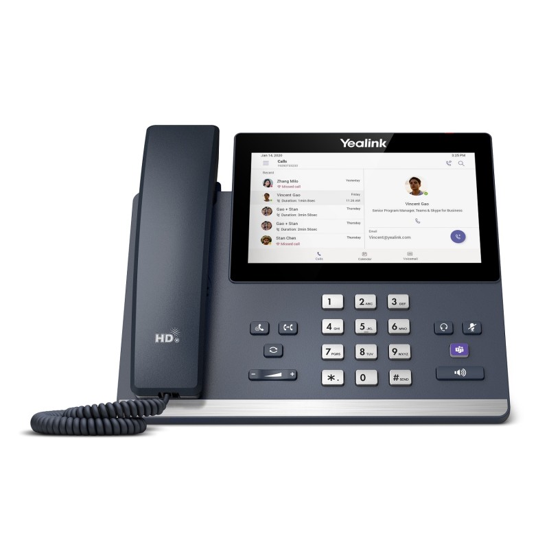 Yealink MS Teams Phone with 7.0'' Touch Screen, USB, Bluetooth, Wi-Fi & Hybrid Mode - MP56 - TEAMS