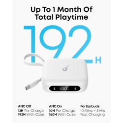 Anker Soundcore Earbuds - P41i - Earbuds with Portable Phone Charger (Built-in) White — Buy in Cyprus with Fast Delivery