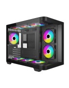 Armaggeddon Gaming Case M-ATX - AQUARON X-CURVE 285 - Black — Buy in Cyprus with Fast Delivery