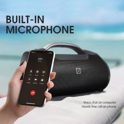 SonicGear StudioBeats III Powerful 120W Portable IPx6 Waterproof Speaker with Bluetooth, USB Large Battery, Microphon...