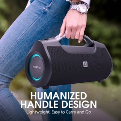 SonicGear StudioBeats III Powerful 120W Portable IPx6 Waterproof Speaker with Bluetooth, USB Large Battery, Microphon...