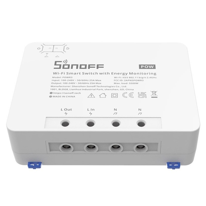 Sonoff 25A WiFi Smart Switch - Pow R3 - 25A WiFi Smart Switch — Buy in Cyprus with Fast Delivery