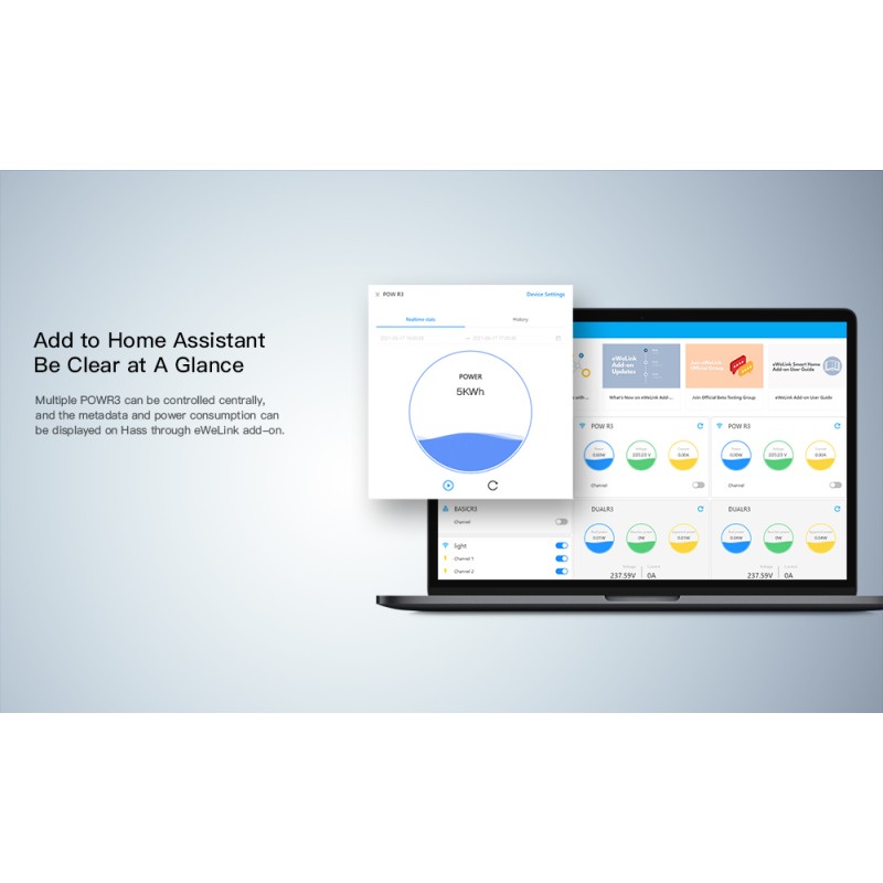 Sonoff 25A WiFi Smart Switch - Pow R3 - 25A WiFi Smart Switch — Buy in Cyprus with Fast Delivery