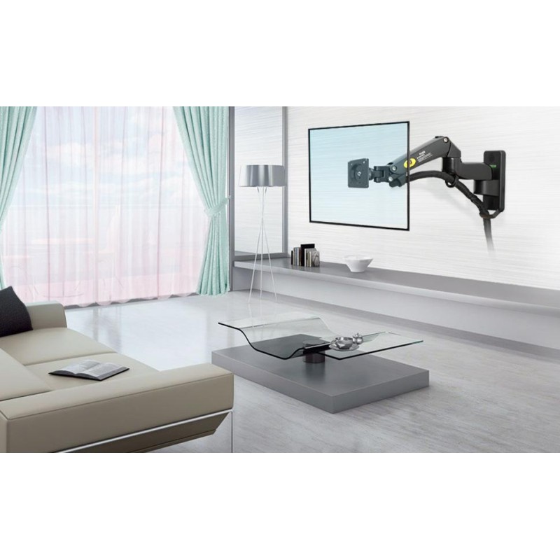 NBMounts TV Monitor Wall Mount - F150v2 - Dual Arms 10x10 — Buy in Cyprus with Fast Delivery