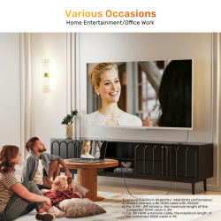 Unitek HDMI Extension - C11091A - 2.1 Male to Female 2.0m 8K60Hz — Buy in Cyprus with Fast Delivery