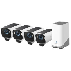 Anker Eufy Security Camera Kit - eufyCam S3 Pro - 4Pack & Homebase3 — Buy in Cyprus with Fast Delivery