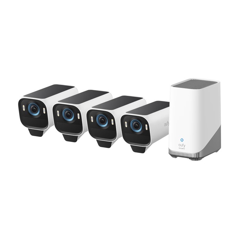 Anker Eufy Security Camera Kit - eufyCam S3 Pro - 4Pack & Homebase3 — Buy in Cyprus with Fast Delivery