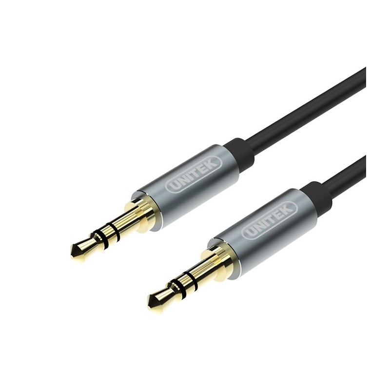 Unitek Audio Cable - Y-C926ABK - 3.5mm to 3.5mm Audio Cable 1.0m — Buy in Cyprus with Fast Delivery