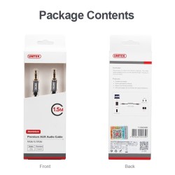 Unitek Audio Cable - Y-C926ABK - 3.5mm to 3.5mm Audio Cable 1.0m — Buy in Cyprus with Fast Delivery