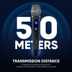 SonicGear Wireless Microphone - WM3000UL - 1xHandset Wireless UHF Microphone with Rechargeable Receiver