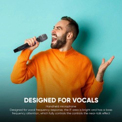 SonicGear Wireless Microphone - WM3000UL - 1xHandset Wireless UHF Microphone with Rechargeable Receiver