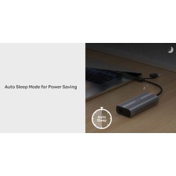 Unitek SolidForce Reefer USB-C 3.2 M.2 NVMe Alum Enclosure - S1225A - USB-C 3.2 M.2 NVMe Alum Enclosure