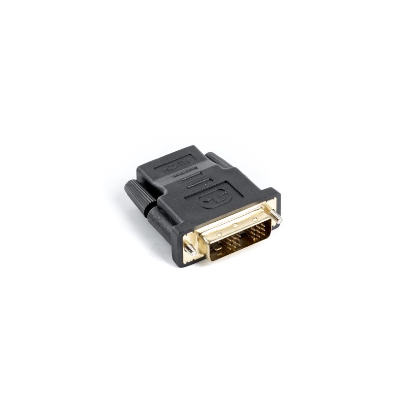 Lanberg HDMI(F) to DVI-D(M)(18+1) Single Link Adapter - AD-0013-BK - HDMI(F) to DVI-D(M)(18+1) Single Link Adapter