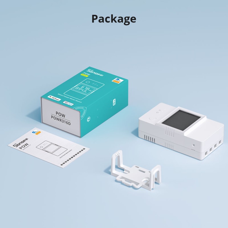 Sonoff WiFi Smart Switch POW Elite Smart Power Meter - POWR320D - 20A — Buy in Cyprus with Fast Delivery