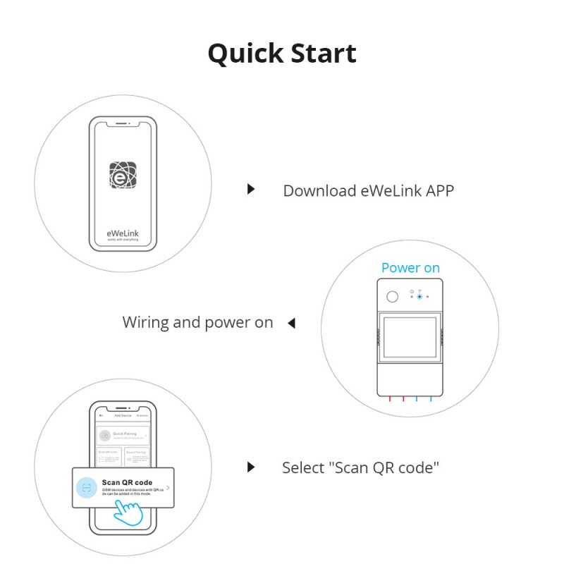Sonoff WiFi Smart Switch POW Elite Smart Power Meter - POWR320D - 20A — Buy in Cyprus with Fast Delivery