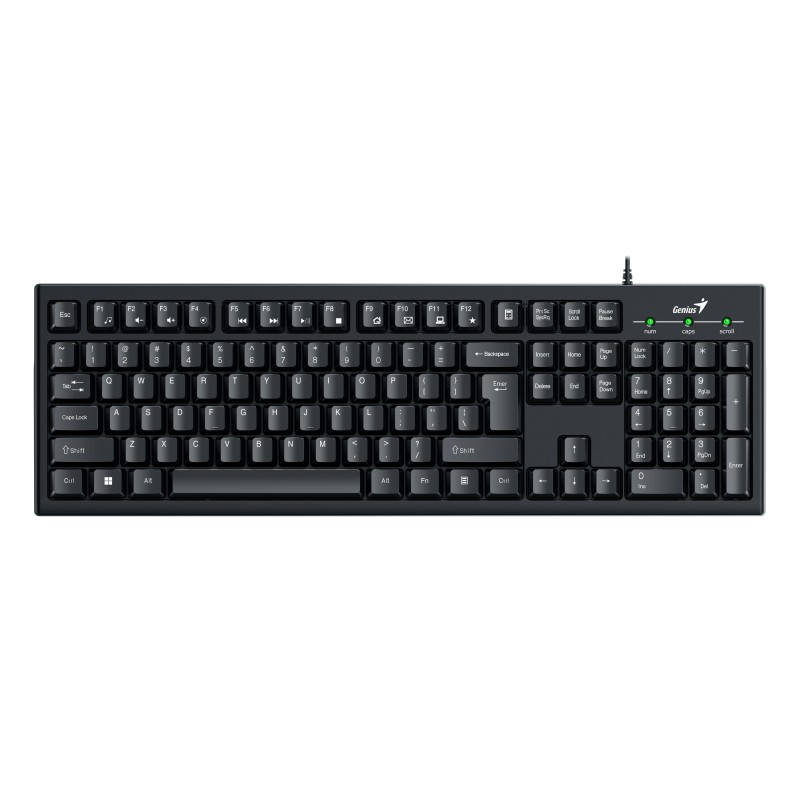 Genius Wired Smart Keyboard (English) - KB-100 - Wired, Smart Keyboard, English — Buy in Cyprus with Fast Delivery