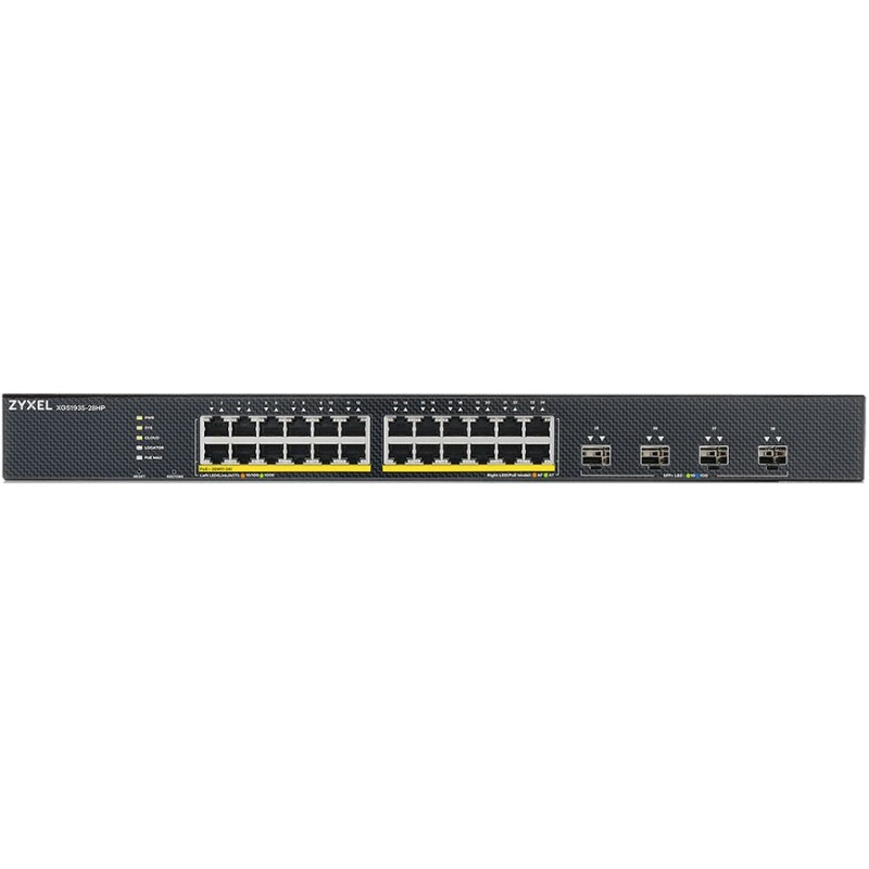 Zyxel Switch PoE Gigabit Managed Cloud L3 Lite - XGS1935-28HP - 24PoE + 4SFP+ 375W — Buy in Cyprus with Fast Delivery