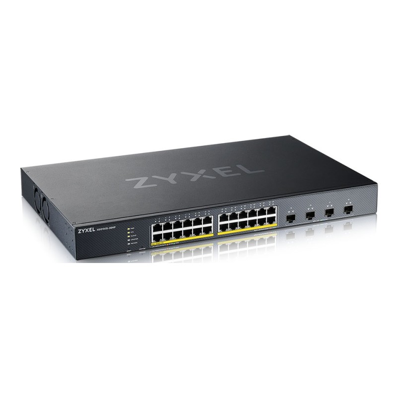 Zyxel Switch PoE Gigabit Managed Cloud L3 Lite - XGS1935-28HP - 24PoE + 4SFP+ 375W — Buy in Cyprus with Fast Delivery