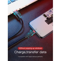 Baseus Cafule Braided Lightning Cable - 2.4A - 1.0m - Grey — Buy in Cyprus with Fast Delivery