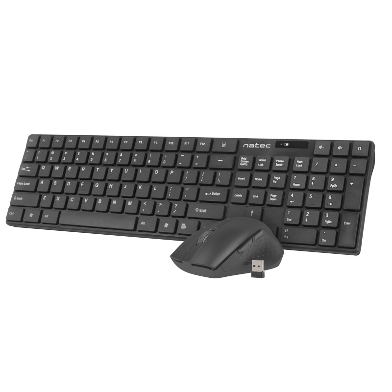 Natec Stingray Wireless Keyboard & Mouse Combo - Black — Buy in Cyprus with Fast Delivery