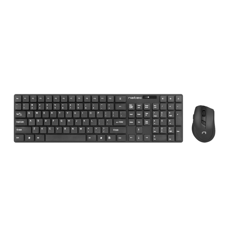 Natec Stingray Wireless Keyboard & Mouse Combo - Black — Buy in Cyprus with Fast Delivery