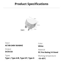 Sonoff 5V USB Power Adapter - 5V USB Power Adapter — Buy in Cyprus with Fast Delivery