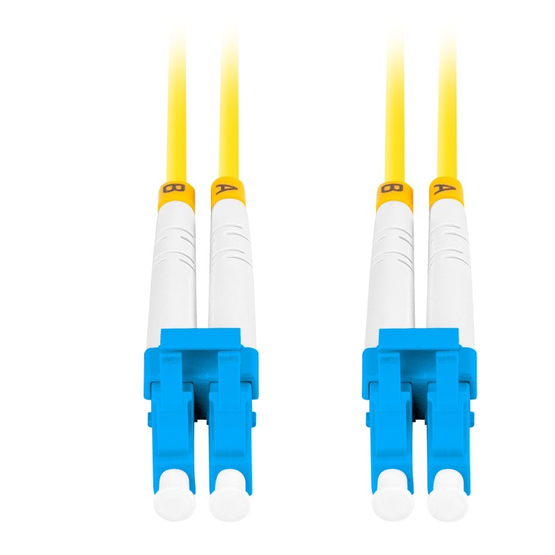 Lanberg Fiber Optic Patch Cord - SM LC UPC-LC UPC Duplex LSZH 1.0m — Buy in Cyprus with Fast Delivery
