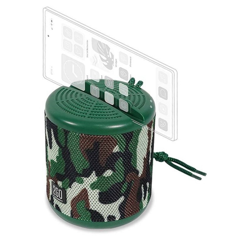 SonicGear AudioBox - 2GO-Dock100 - Portable BT FM Speaker with Dock Camo — Buy in Cyprus with Fast Delivery