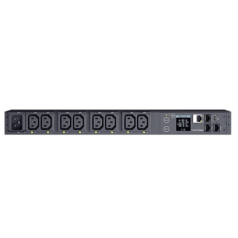 CyberPower PDU - PDU41005 - 8 Outlets 16A Remote Managing & Switching — Buy in Cyprus with Fast Delivery