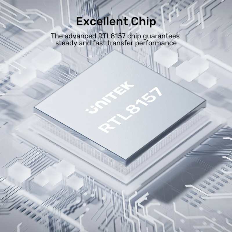 Unitek Converter USB-C to LAN - U1343A - 5GbE Ethernet — Buy in Cyprus with Fast Delivery