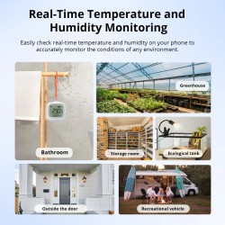Sonoff Zigbee Smart Temperature & Humidity Sensor - SNZB-02WD - IP65 for Outdoor — Buy in Cyprus with Fast Delivery