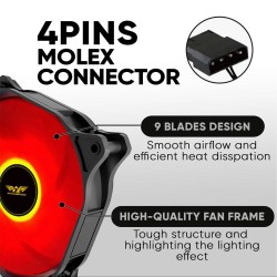 Armaggeddon Fan - CORE-12 - Red Fan — Buy in Cyprus with Fast Delivery