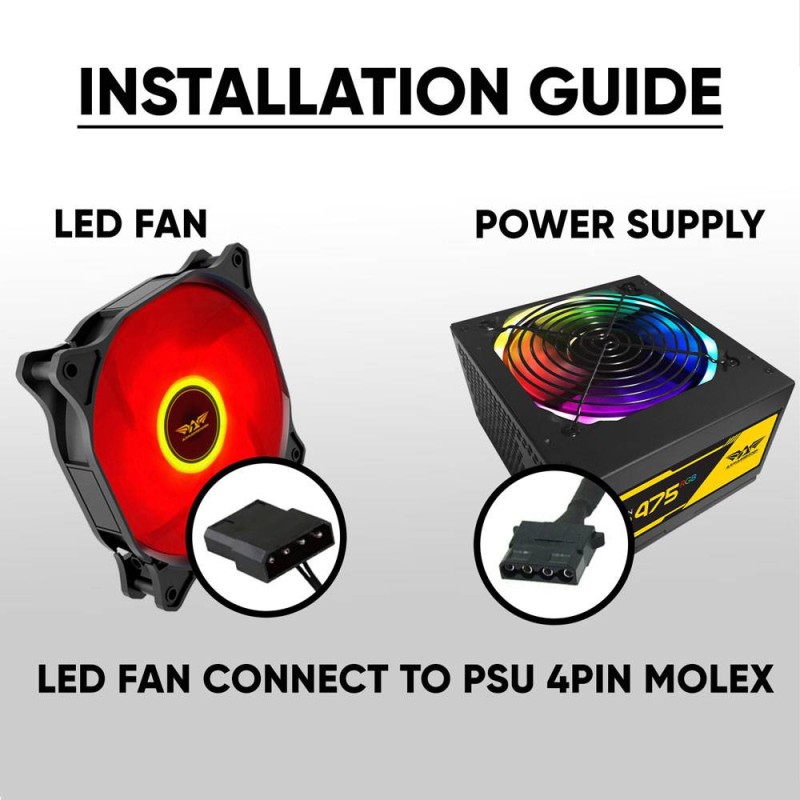 Armaggeddon Fan - CORE-12 - Red Fan — Buy in Cyprus with Fast Delivery