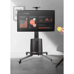 NBMounts Motorized TV Trolley - TW85 - up to 85'' & 68Kg Max Height 1.65m — Buy in Cyprus with Fast Delivery