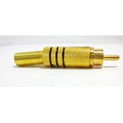 DigitMX RCA Plug - DMX-RCAB - Gold Black — Buy in Cyprus with Fast Delivery