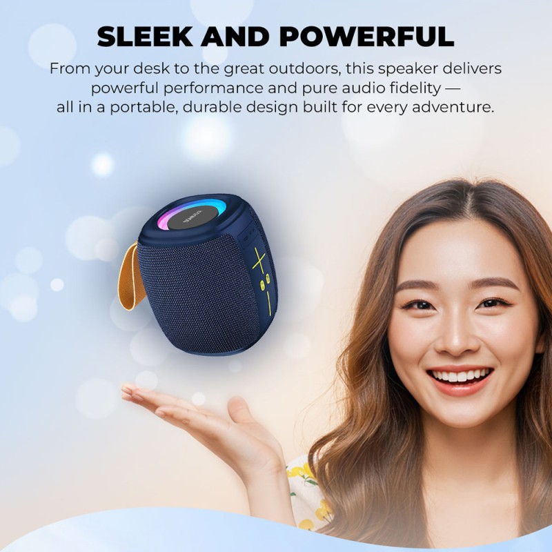 SonicGear Portable Speaker - SONICGO! 5 - TWS BT USB FM RGB Storm White — Buy in Cyprus with Fast Delivery