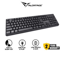 Alcatroz Keyboard - KB1000 - Silent Wired — Buy in Cyprus with Fast Delivery