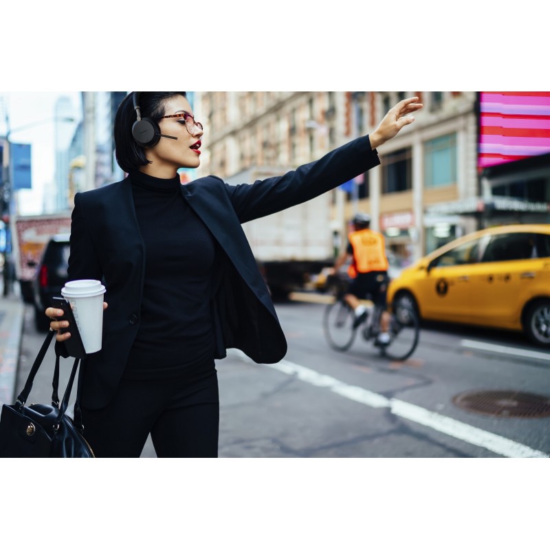 Yealink Headset - BH72 - Wireless Bluetooth NC with Retractable Mic, BT Dongle & Charging Stand Dual Teams Black