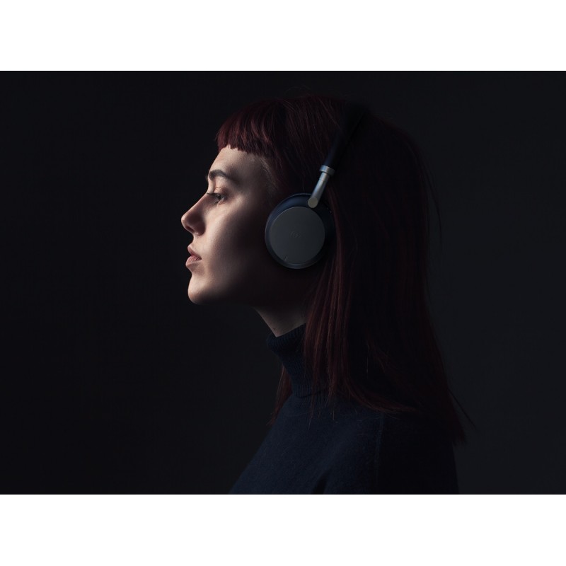 Yealink Headset - BH72 - Wireless Bluetooth NC with Retractable Mic, BT Dongle & Charging Stand Dual Teams Black