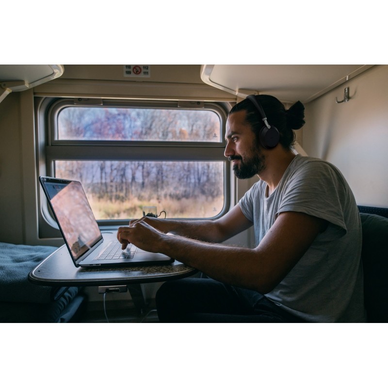 Yealink Headset - BH72 - Wireless Bluetooth NC with Retractable Mic, BT Dongle & Charging Stand Dual Teams Black