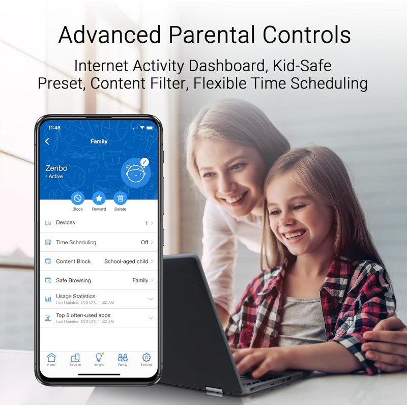 ASUS MESH ZenWiFi - BE3600 - Wi-Fi 7 Dual Band 2.5GbE BD4 3 Pack White — Buy in Cyprus with Fast Delivery