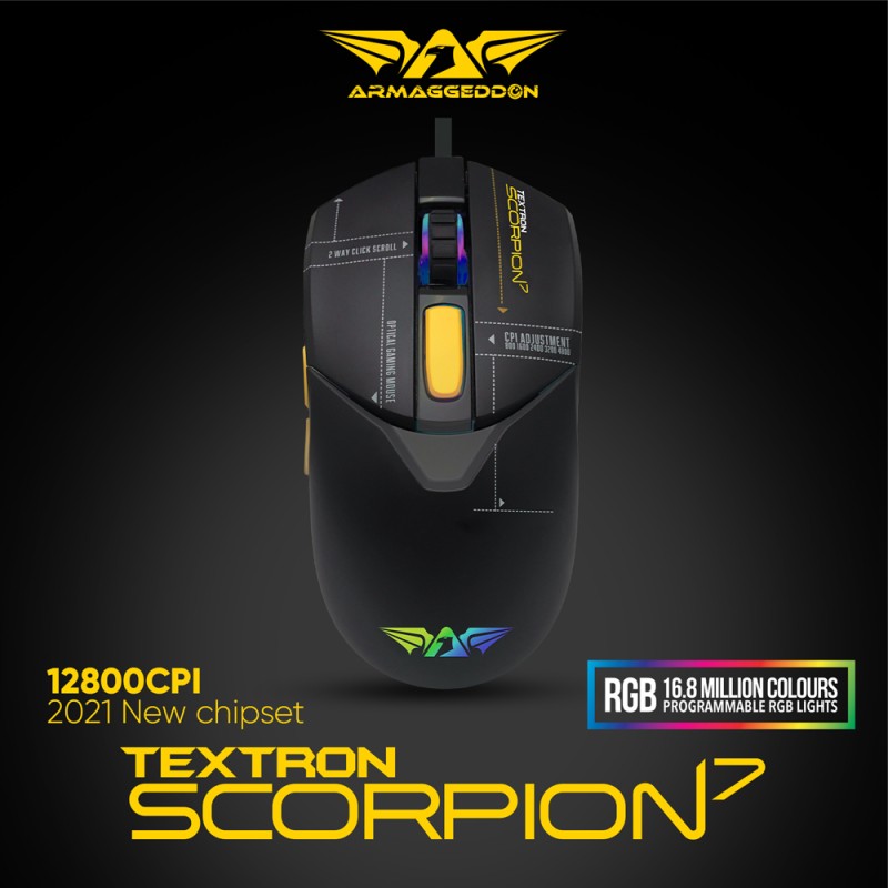 Armaggeddon Gaming Mouse - SCORPION 7 Lite - Wired — Buy in Cyprus with Fast Delivery