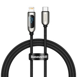 Baseus Cable Lightning to USB-C - Display, 20W, 1m, Black — Buy in Cyprus with Fast Delivery