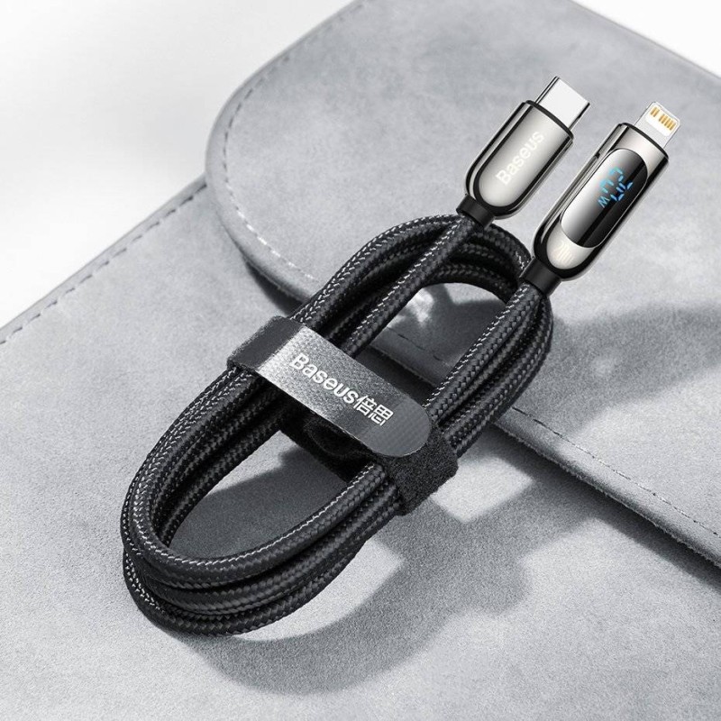 Baseus Cable Lightning to USB-C - Display, 20W, 1m, Black — Buy in Cyprus with Fast Delivery