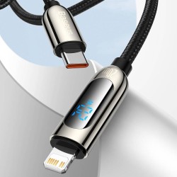 Baseus Cable Lightning to USB-C - Display, 20W, 1m, Black — Buy in Cyprus with Fast Delivery