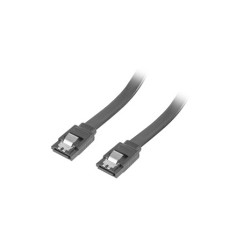 Lanberg SATA III 6Gbps Cable - 50cm Black — Buy in Cyprus with Fast Delivery