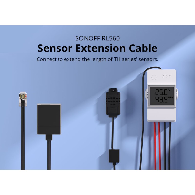Sonoff Smart Sensor - RL560 - 5m Extention Cable ( RJ9 ) — Buy in Cyprus with Fast Delivery