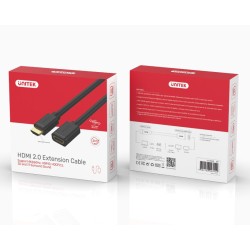 Unitek HDMI Extension Cable - Y-C166K - HDMI Male to Female 4K HDR Extension Cable 3m — Buy in Cyprus with Fast Delivery