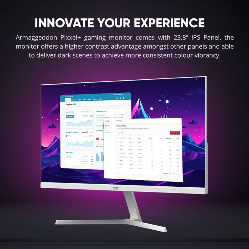 Armaggeddon PF24HD Super-100 - IPS Frameless Monitor 100Hz Black — Buy in Cyprus with Fast Delivery